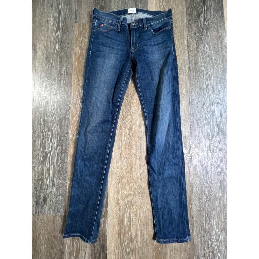 Hudson Skinny Jeans Womens 27 Blue Dark Wash Stretch Denim 4633